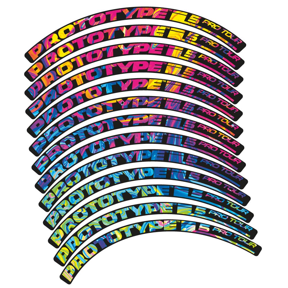 Stickers Proto. Pro Tour 5 2016 compatibles Autocollants roues VTT 29"