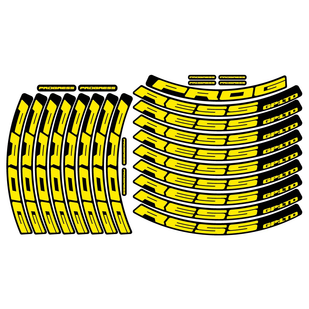 Stickers Progress GP:LTD Nexo compatibles Autocollants roues VTT 29"