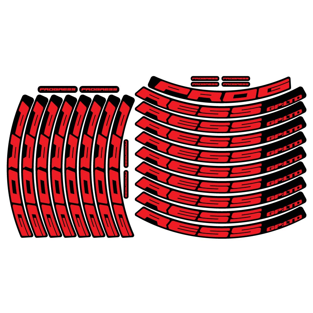 Stickers Progress GP:LTD Nexo compatibles Autocollants roues VTT 29"