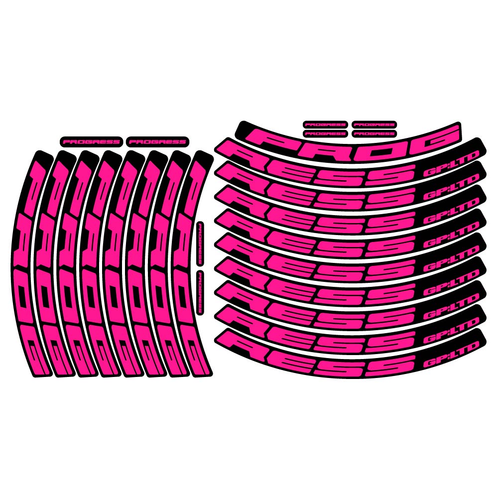 Stickers Progress GP:LTD Nexo compatibles Autocollants roues VTT 29"