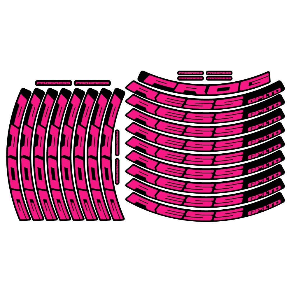 Stickers Progress GP:LTD Nexo compatibles Autocollants roues VTT 29"