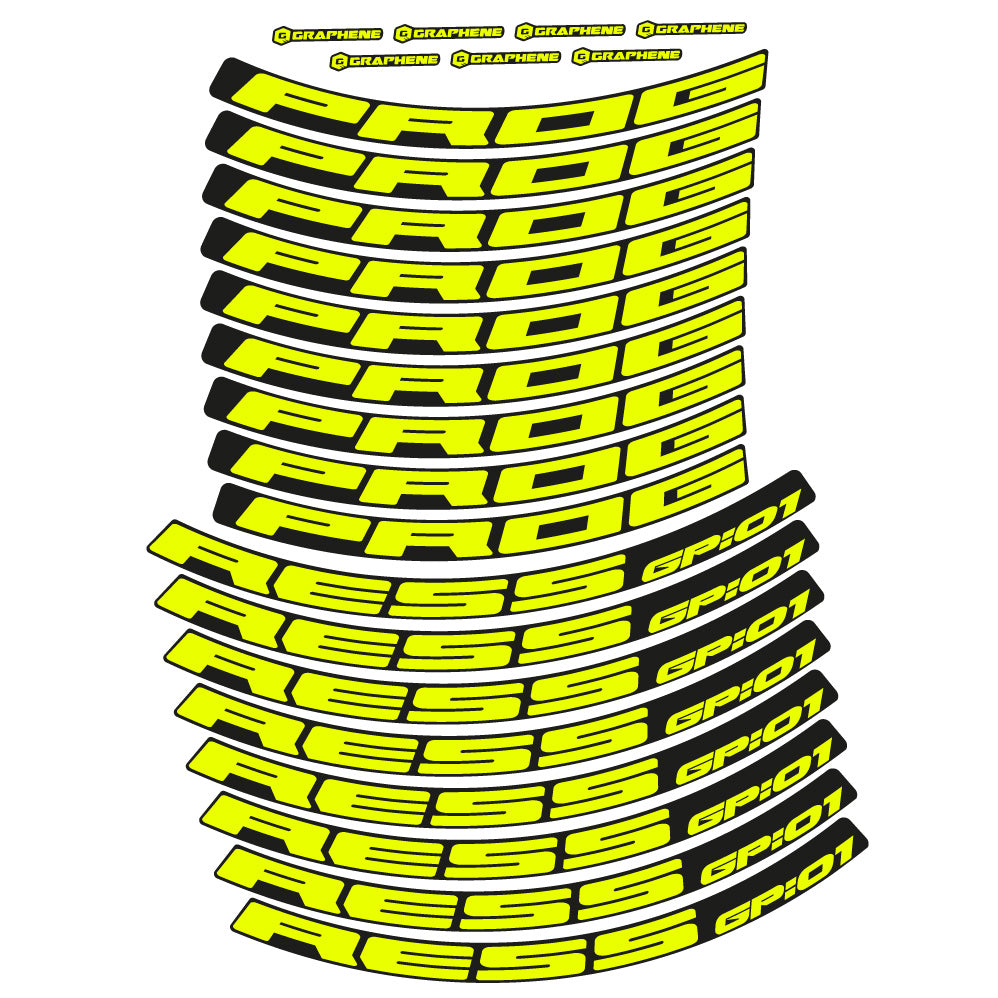 Stickers Progress GP:01 compatibles Autocollants roues VTT 29"
