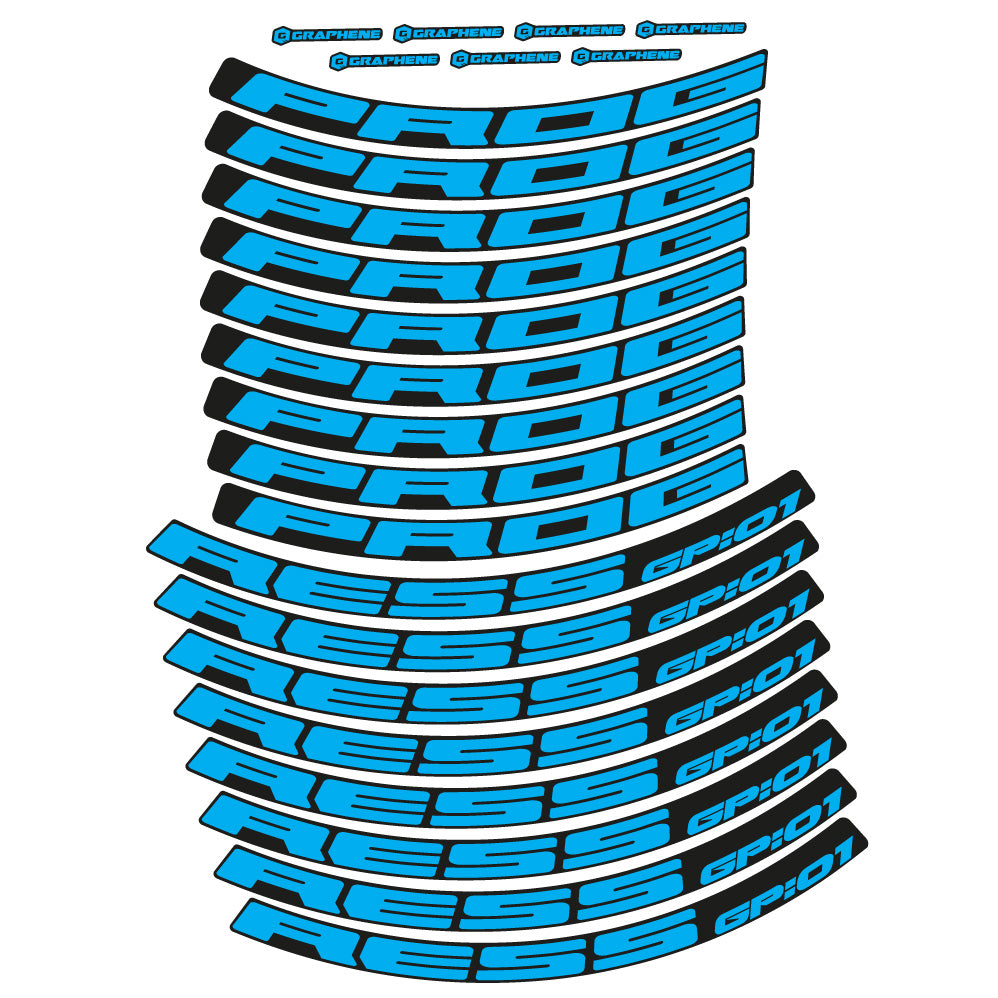 Stickers Progress GP:01 compatibles Autocollants roues VTT 29"
