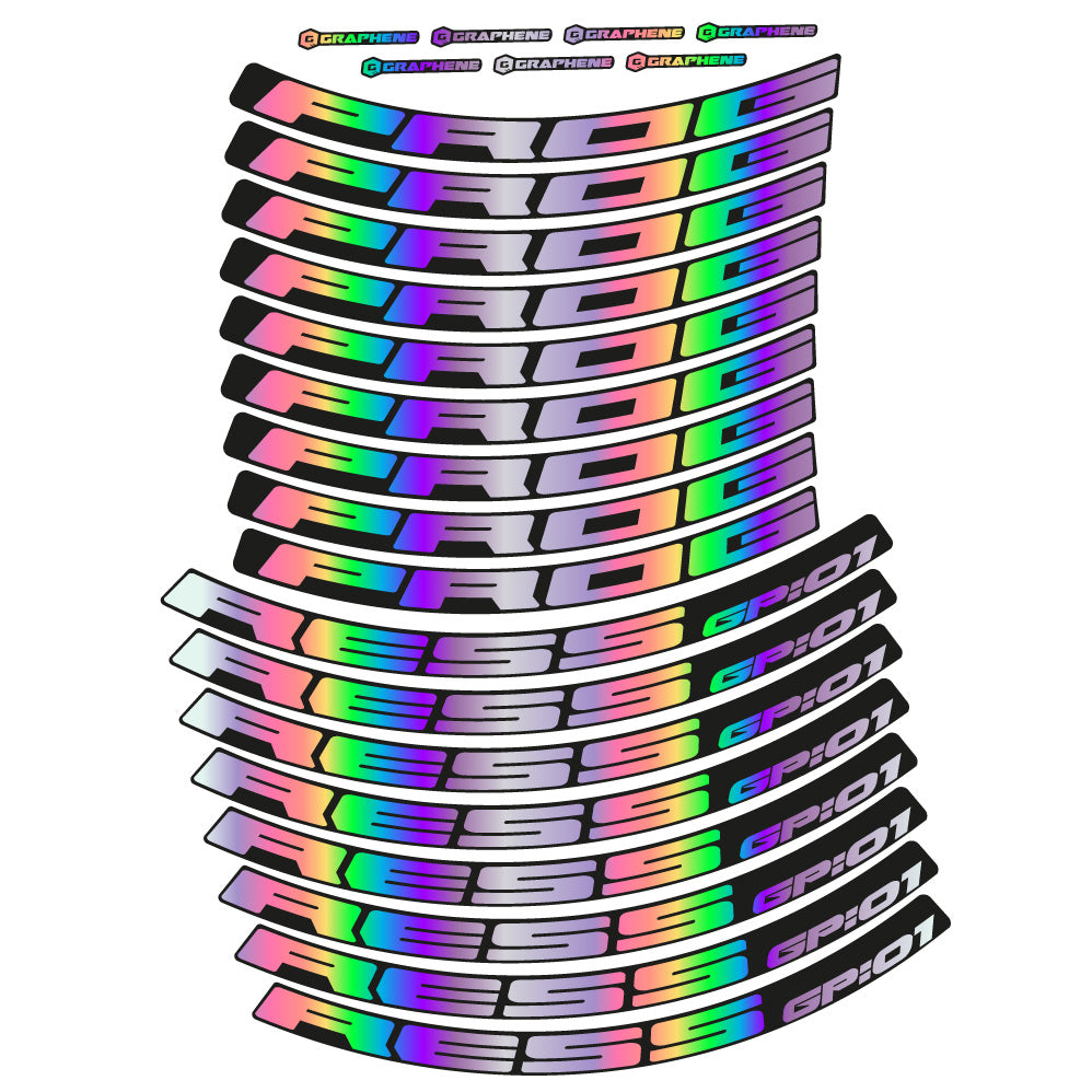 Stickers Progress GP:01 compatibles Autocollants roues VTT 29"
