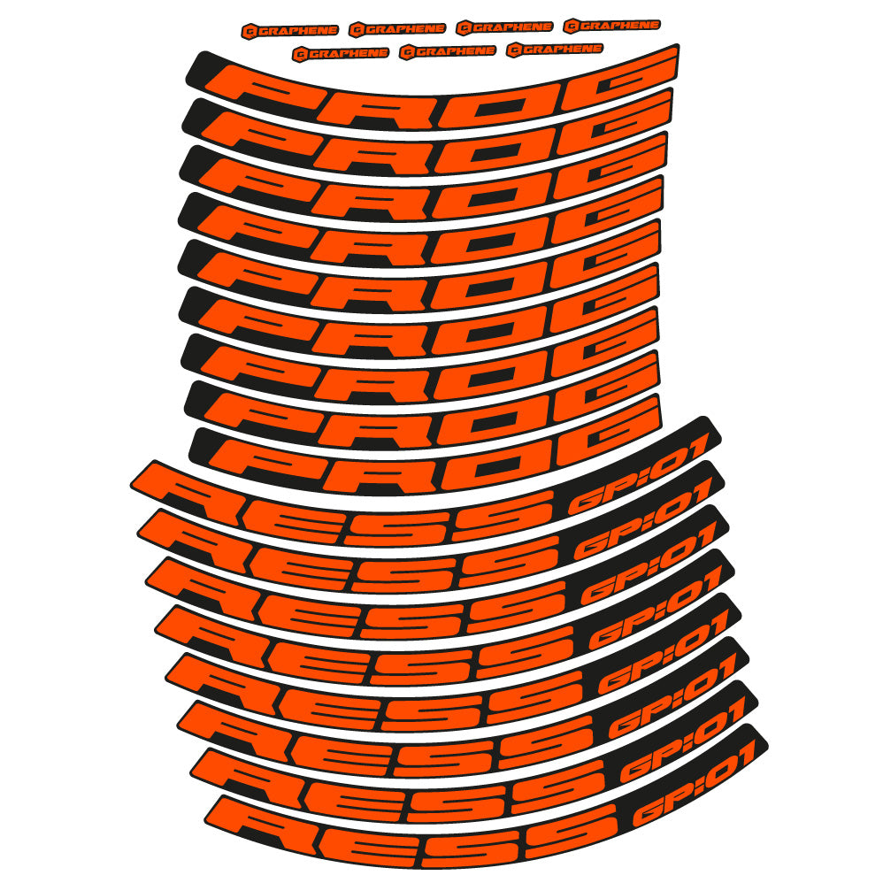 Stickers Progress GP:01 compatibles Autocollants roues VTT 29"
