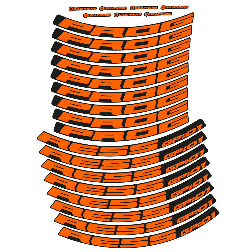 Stickers Progress GP:01 compatibles Autocollants roues VTT 29"