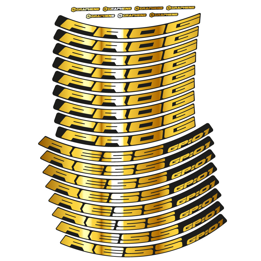 Stickers Progress GP:01 compatibles Autocollants roues VTT 29"