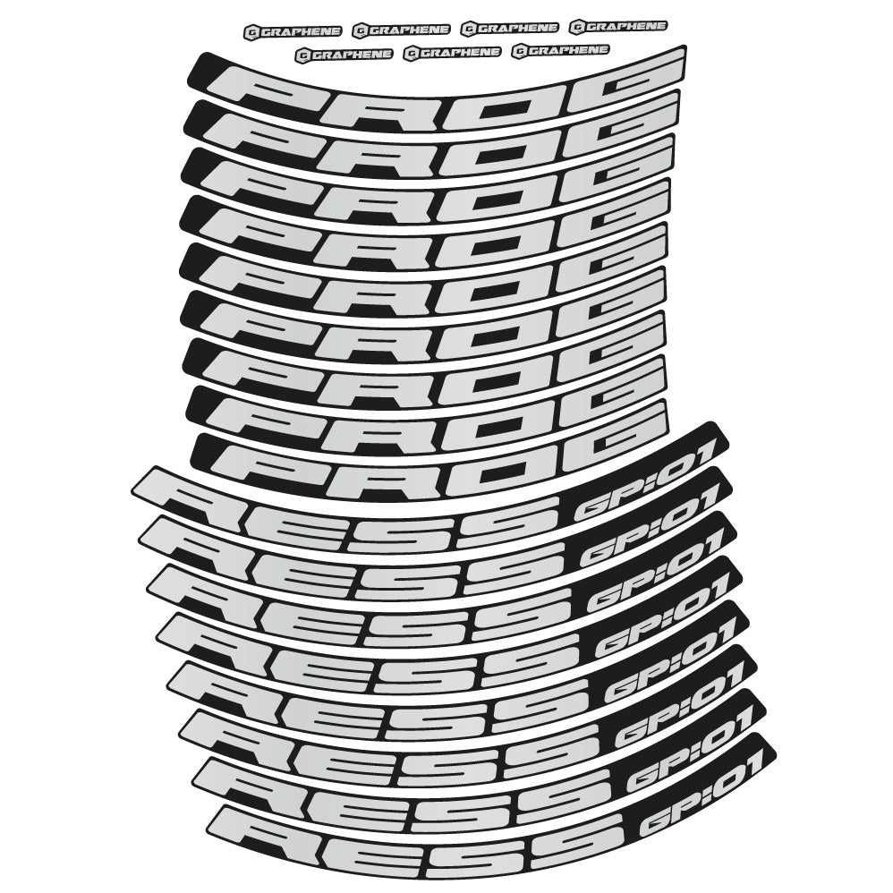 Stickers Progress GP:01 compatibles Autocollants roues VTT 29"