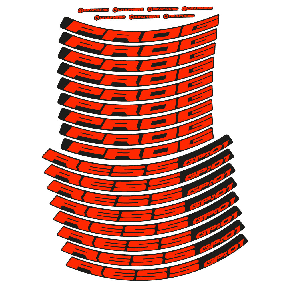 Stickers Progress GP:01 compatibles Autocollants roues VTT 29"