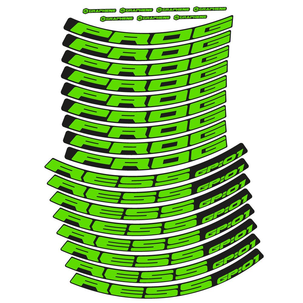 Stickers Progress GP:01 compatibles Autocollants roues VTT 29"