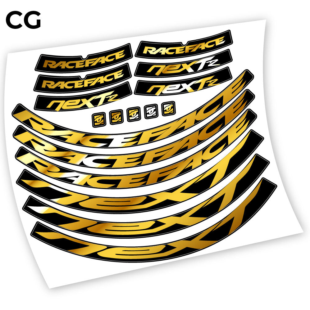 Stickers RaceFace Next R compatibles Autocollants roues