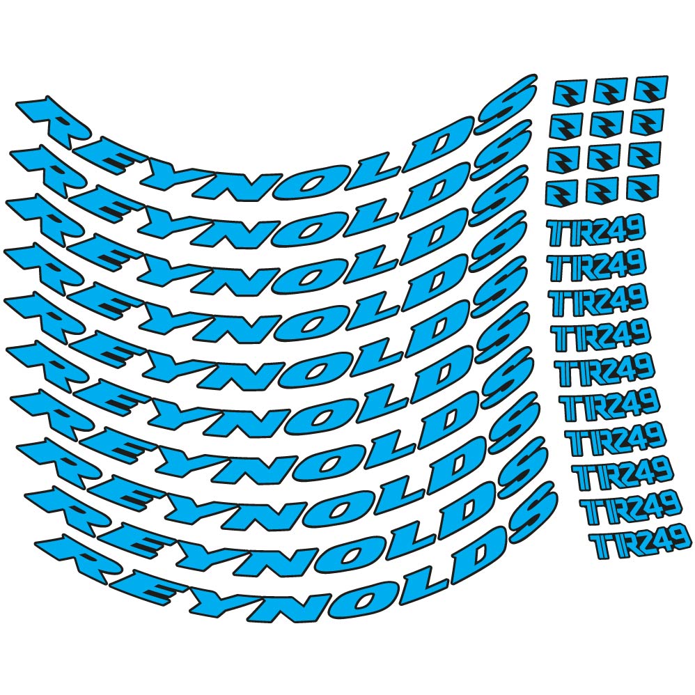 Stickers Reynolds TR249 compatibles Autocollants roues VTT 29"