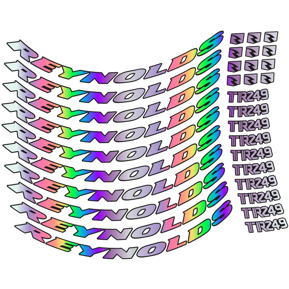 Stickers Reynolds TR249 compatibles Autocollants roues VTT 29"