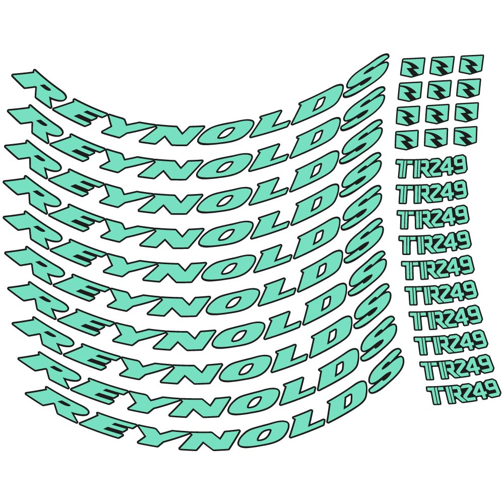 Stickers Reynolds TR249 compatibles Autocollants roues VTT 29"
