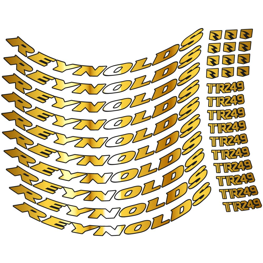 Stickers Reynolds TR249 compatibles Autocollants roues VTT 29"