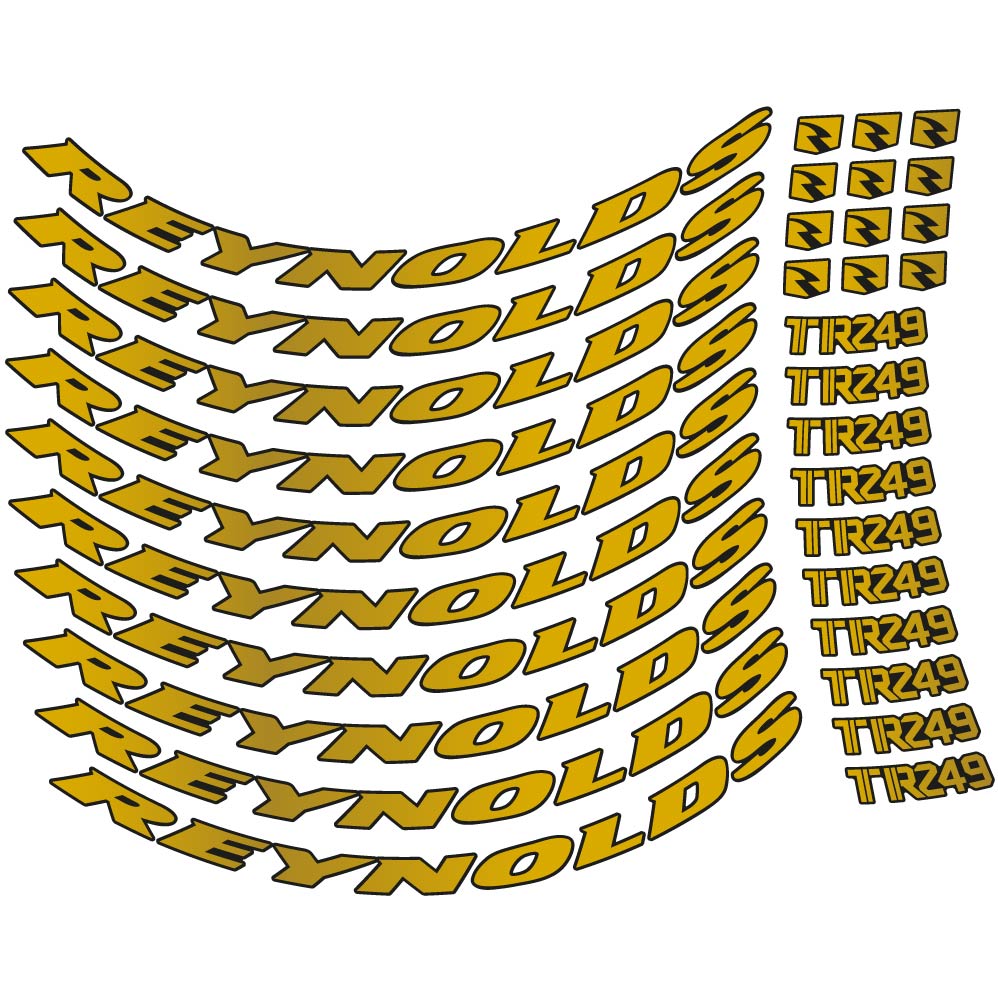 Stickers Reynolds TR249 compatibles Autocollants roues VTT 29"