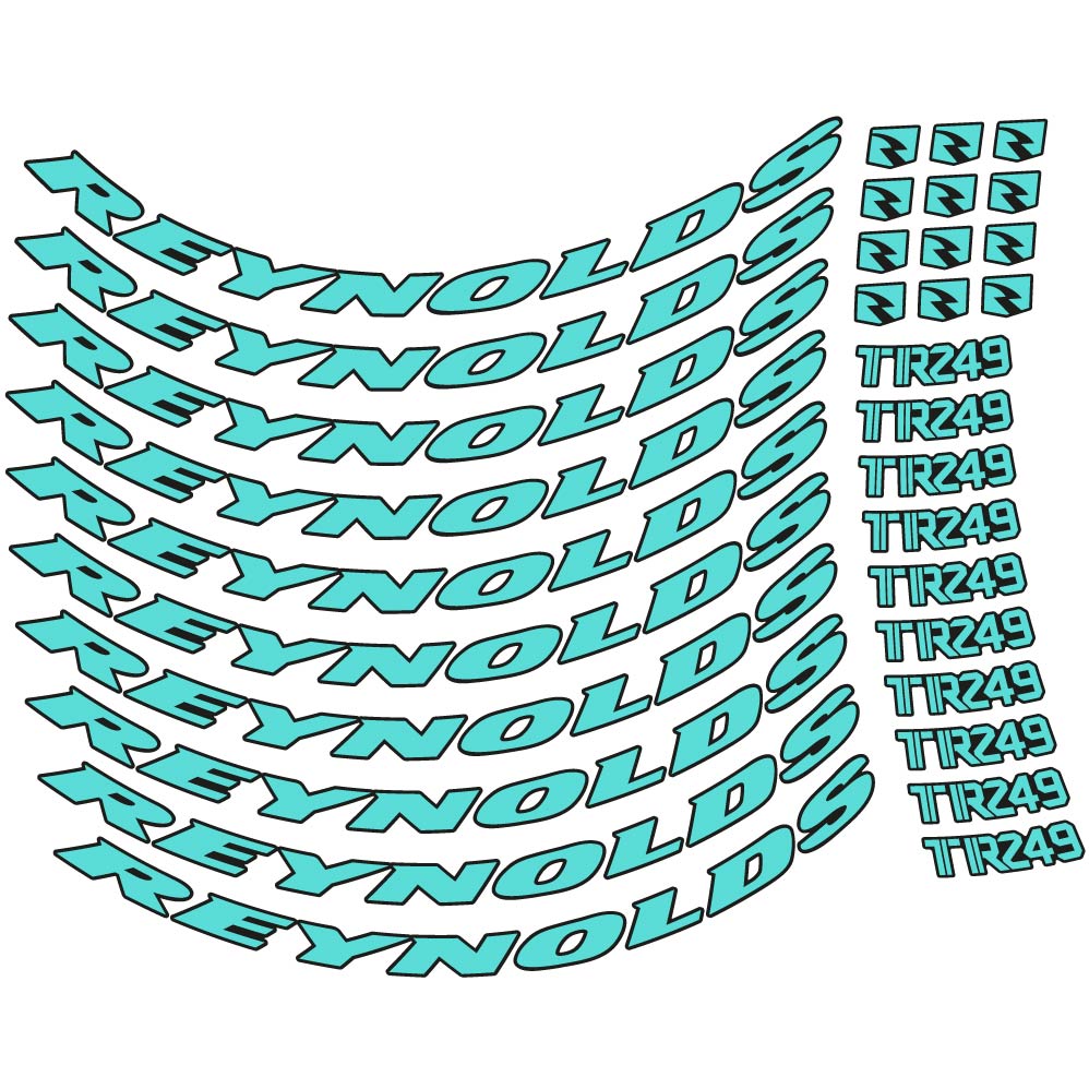 Stickers Reynolds TR249 compatibles Autocollants roues VTT 29"