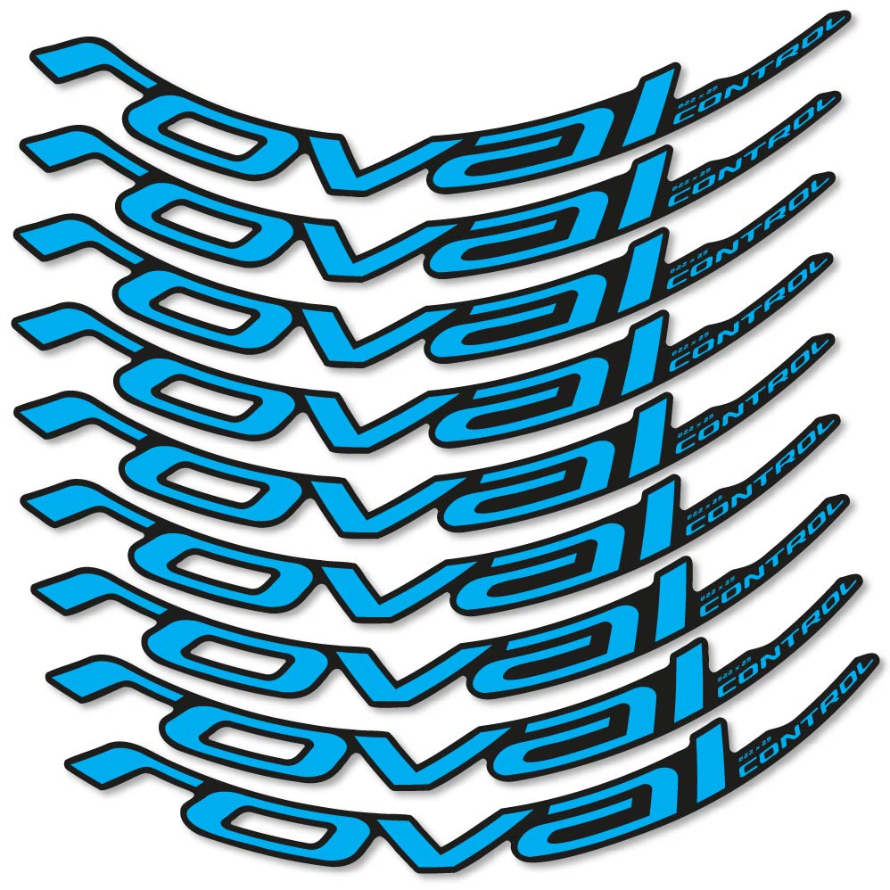 Stickers Roval Control Carbon 2022 compatibles - Autocollants roue vélo VTT