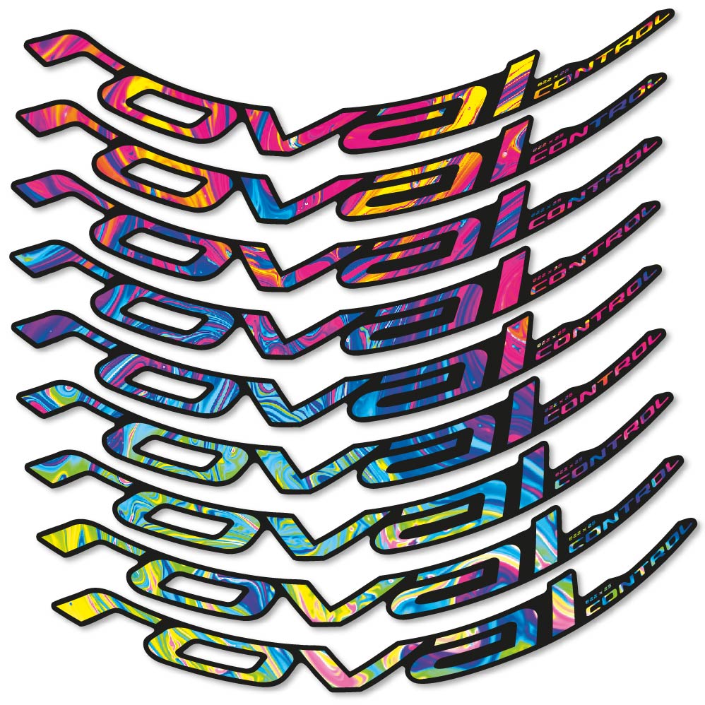 Stickers Roval Control Carbon 2022 compatibles - Autocollants roue vélo VTT