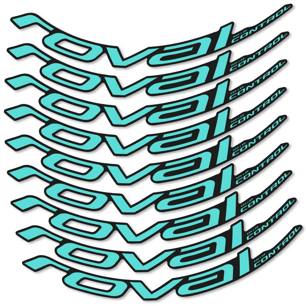 Stickers Roval Control Carbon 2022 compatibles - Autocollants roue vélo VTT