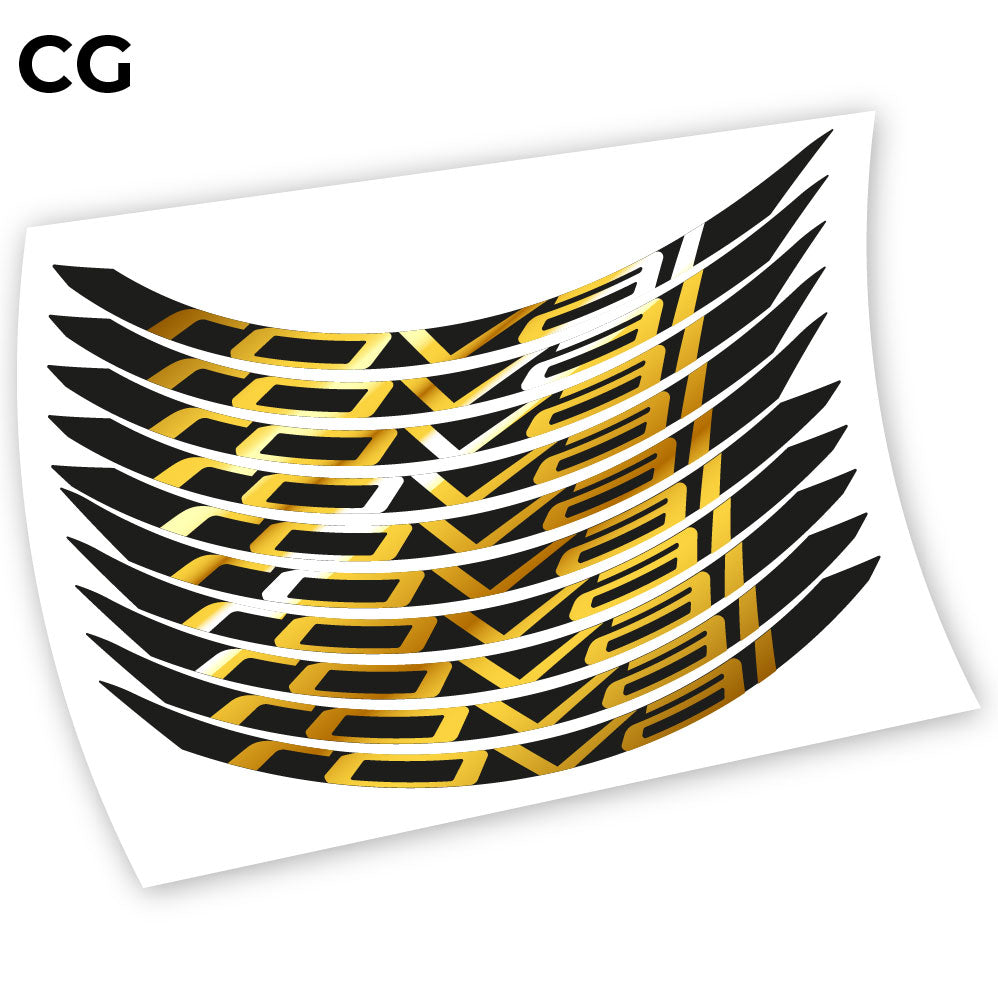 Autocollant, Roval Control Carbon 2018, autocollant Mountain Wheel Vélos Vinyle