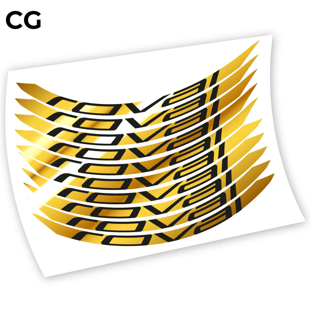 Autocollant, Roval Control Carbon 2018 Ver.2, autocollant Mountain Wheel Vélos Vinyle