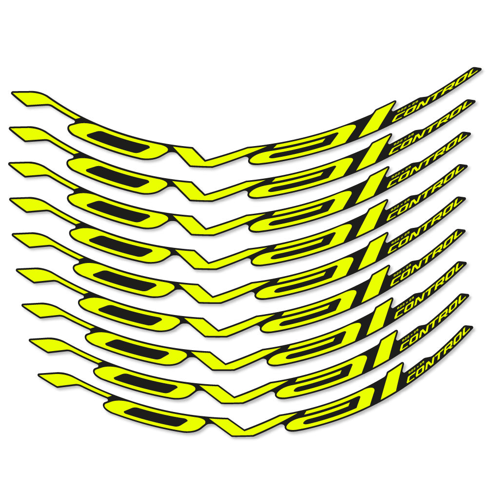 Stickers Roval Control Carbon compatibles - Autocollants roue vélo VTT