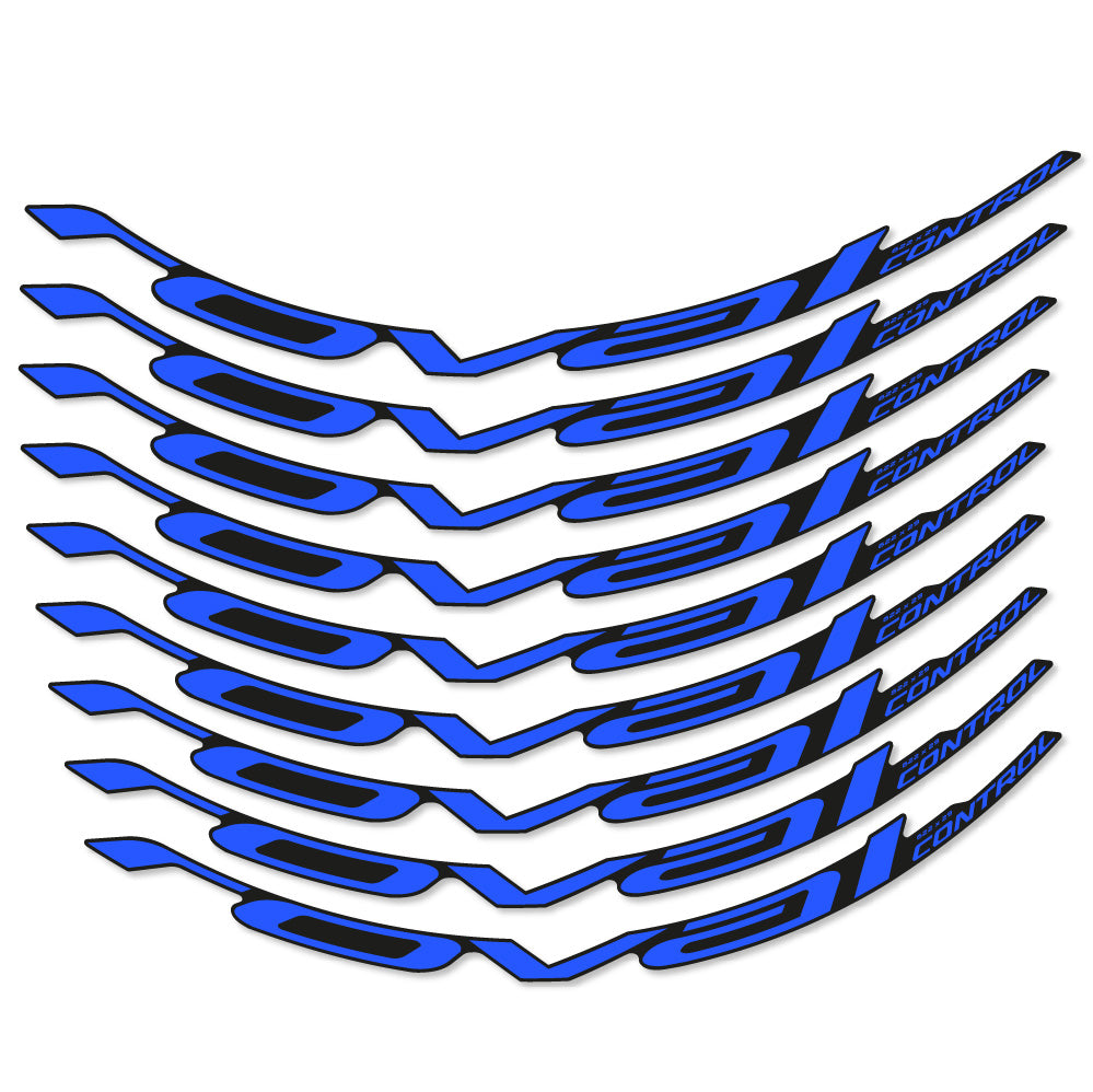 Stickers Roval Control Carbon compatibles - Autocollants roue vélo VTT