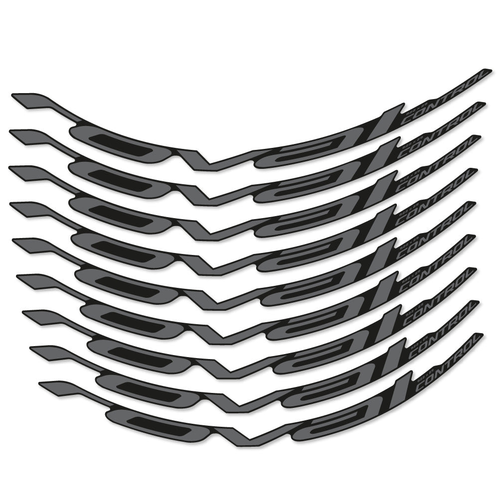 Stickers Roval Control Carbon compatibles - Autocollants roue vélo VTT