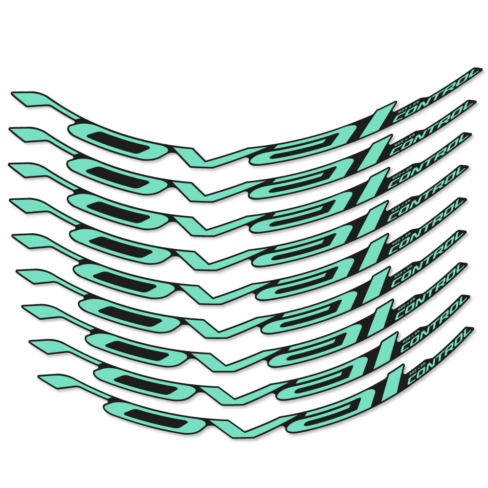 Stickers Roval Control Carbon compatibles - Autocollants roue vélo VTT