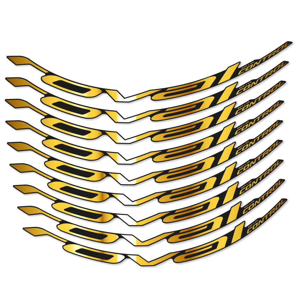 Stickers Roval Control Carbon compatibles - Autocollants roue vélo VTT