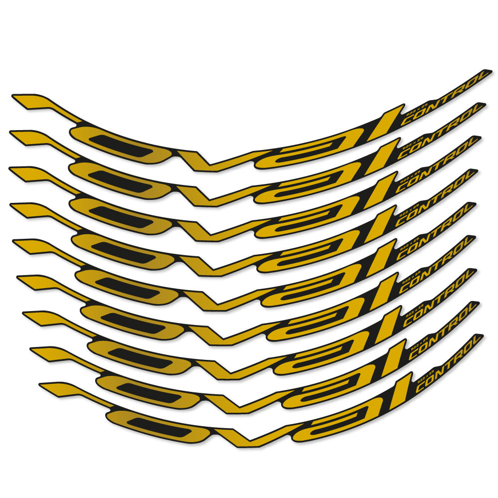 Stickers Roval Control Carbon compatibles - Autocollants roue vélo VTT