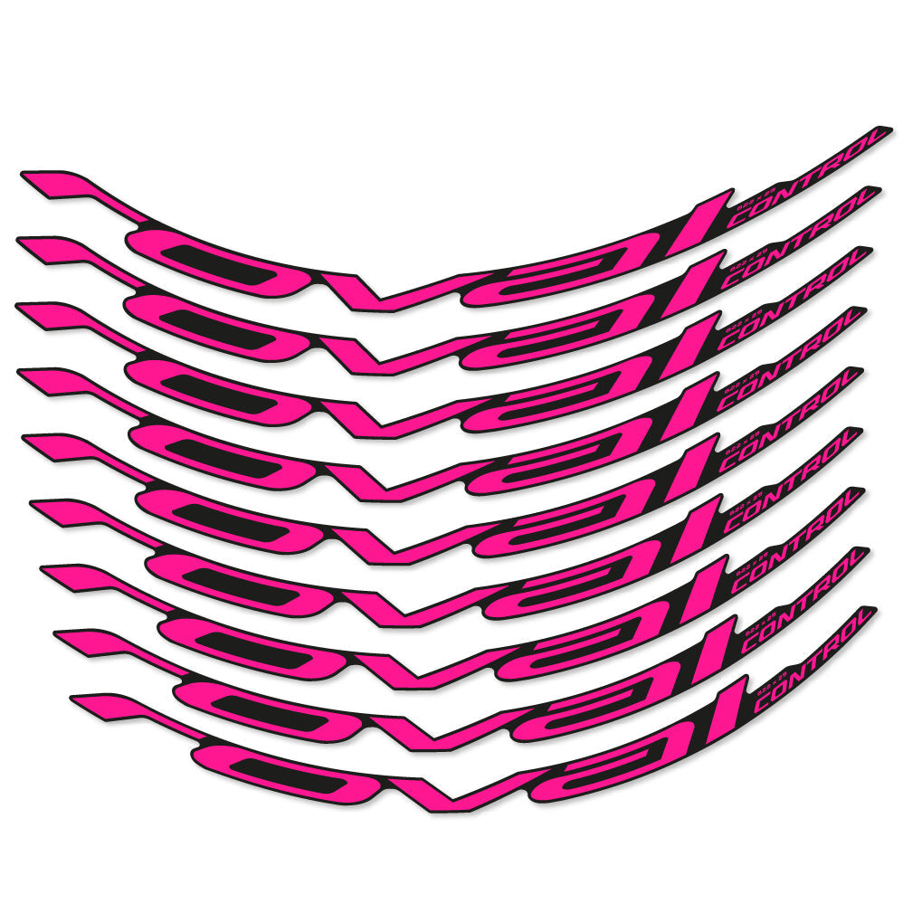 Stickers Roval Control Carbon compatibles - Autocollants roue vélo VTT
