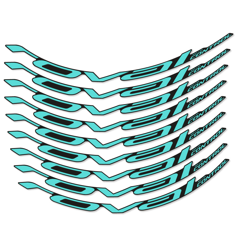 Stickers Roval Control Carbon compatibles - Autocollants roue vélo VTT