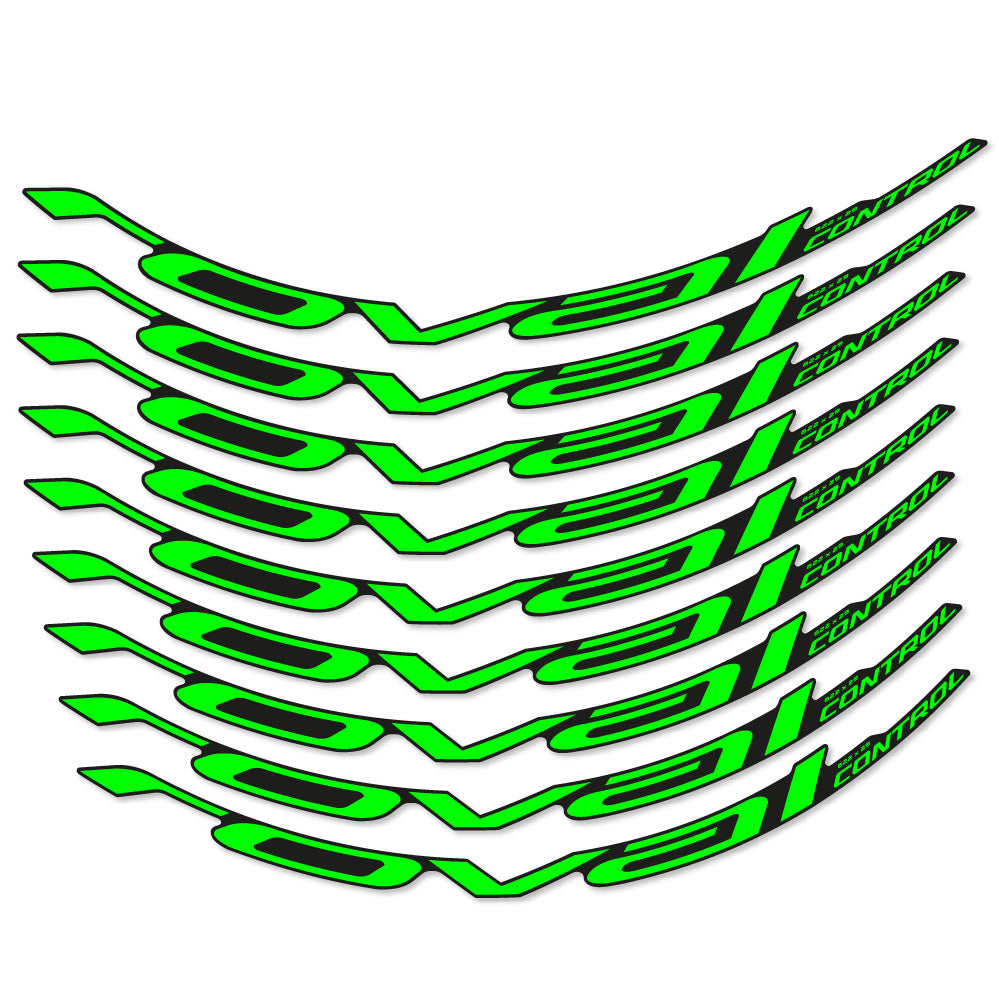Stickers Roval Control Carbon compatibles - Autocollants roue vélo VTT