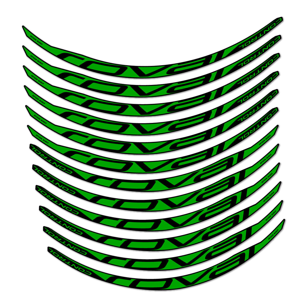 Green decal for Roval Control Carbon 2017-2018 MTB wheel 29" – bike sticker vinyl