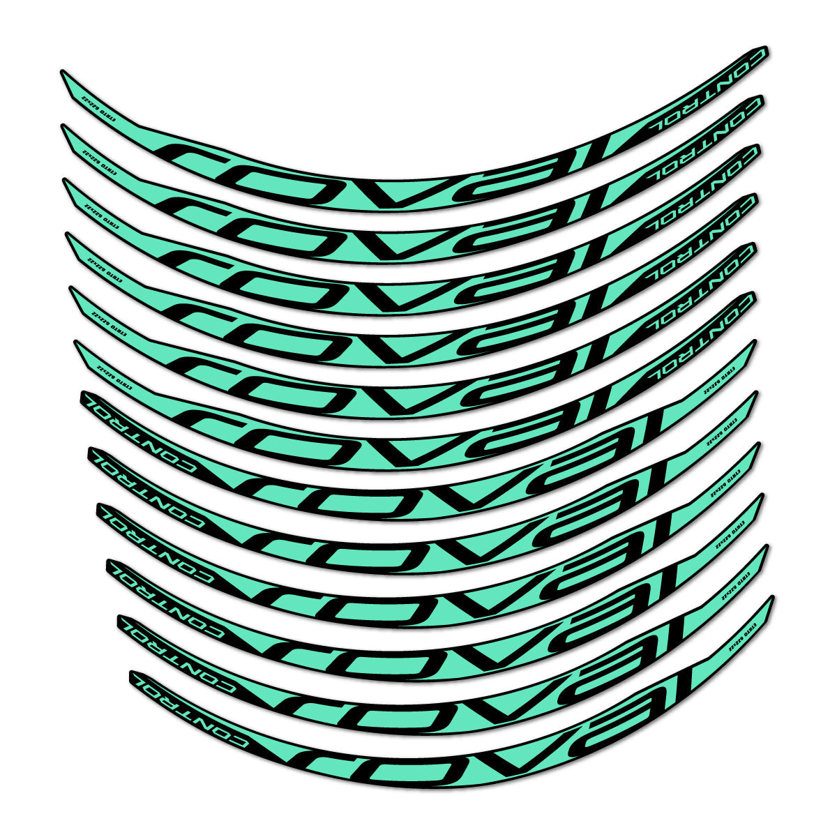 Mint decal for Roval Control Carbon 2017-2018 MTB wheel 29" – bike sticker vinyl