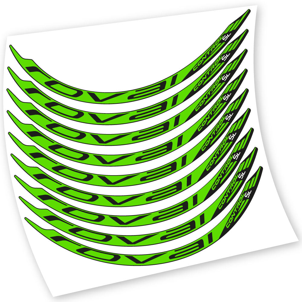 Stickers Roval Control SL 2017 compatibles Autocollants roues VTT