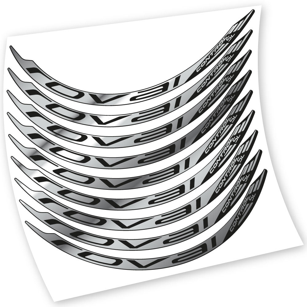 Stickers Roval Control SL 2017 compatibles Autocollants roues VTT