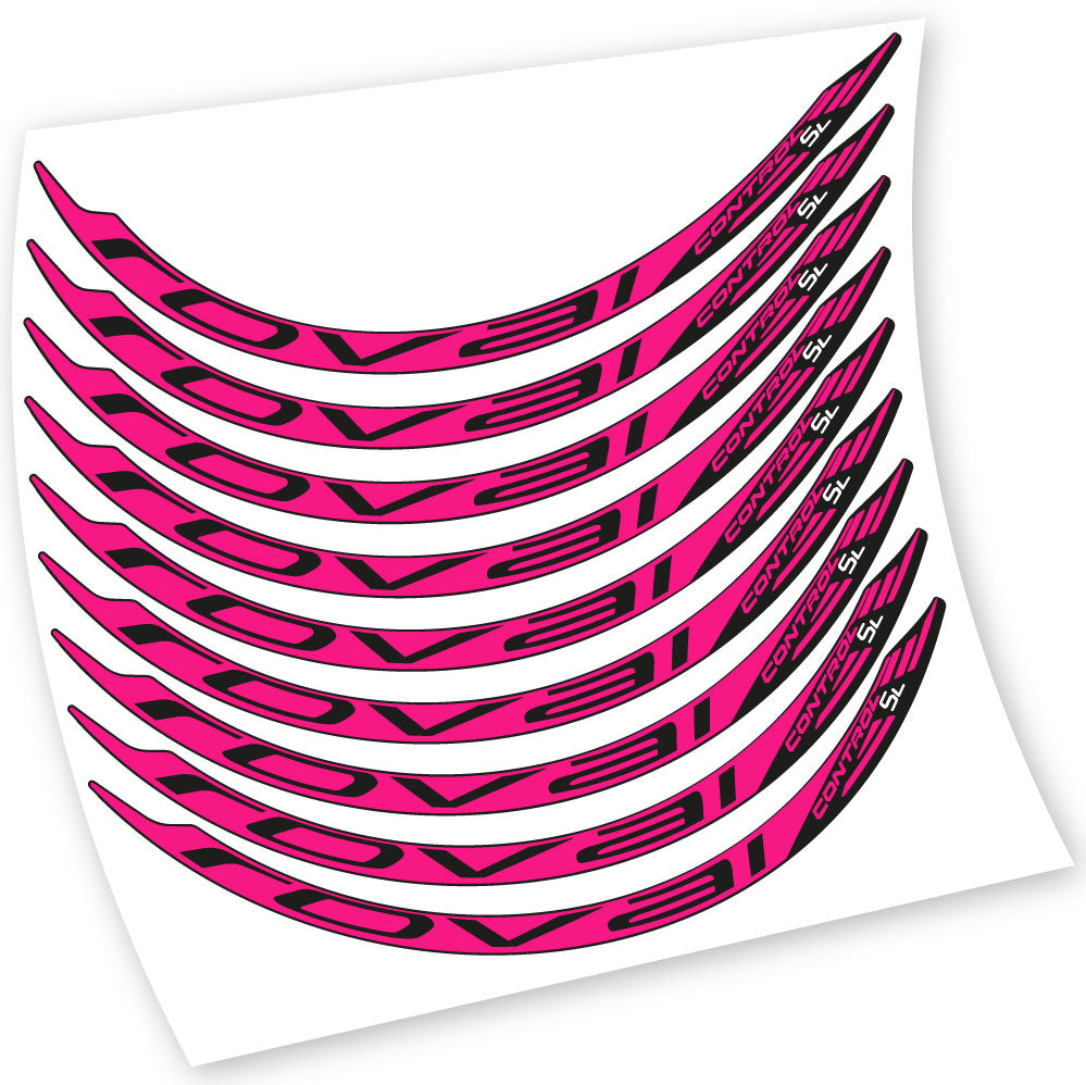 Stickers Roval Control SL 2017 compatibles Autocollants roues VTT