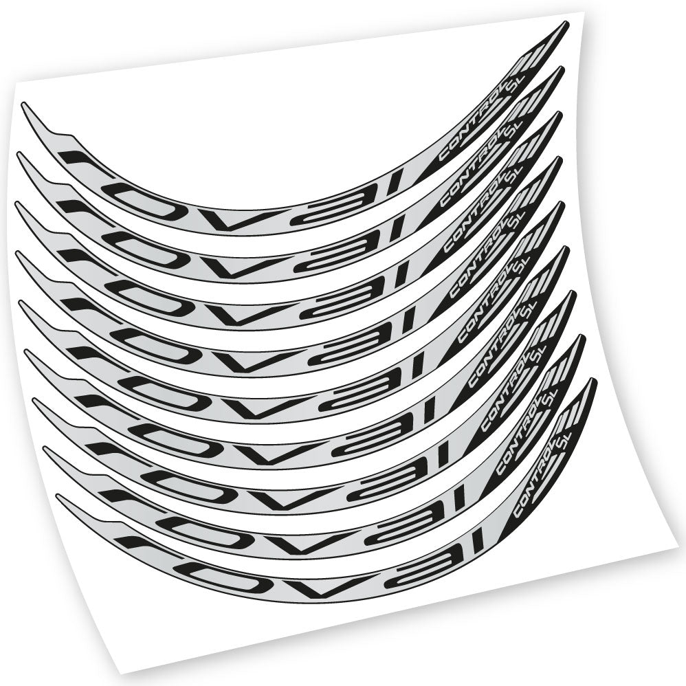Stickers Roval Control SL 2017 compatibles Autocollants roues VTT
