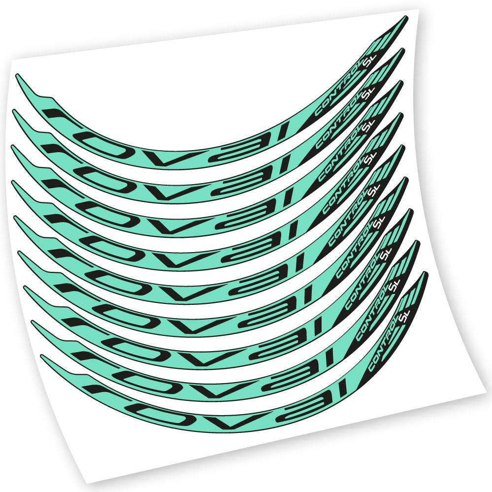Stickers Roval Control SL 2017 compatibles Autocollants roues VTT