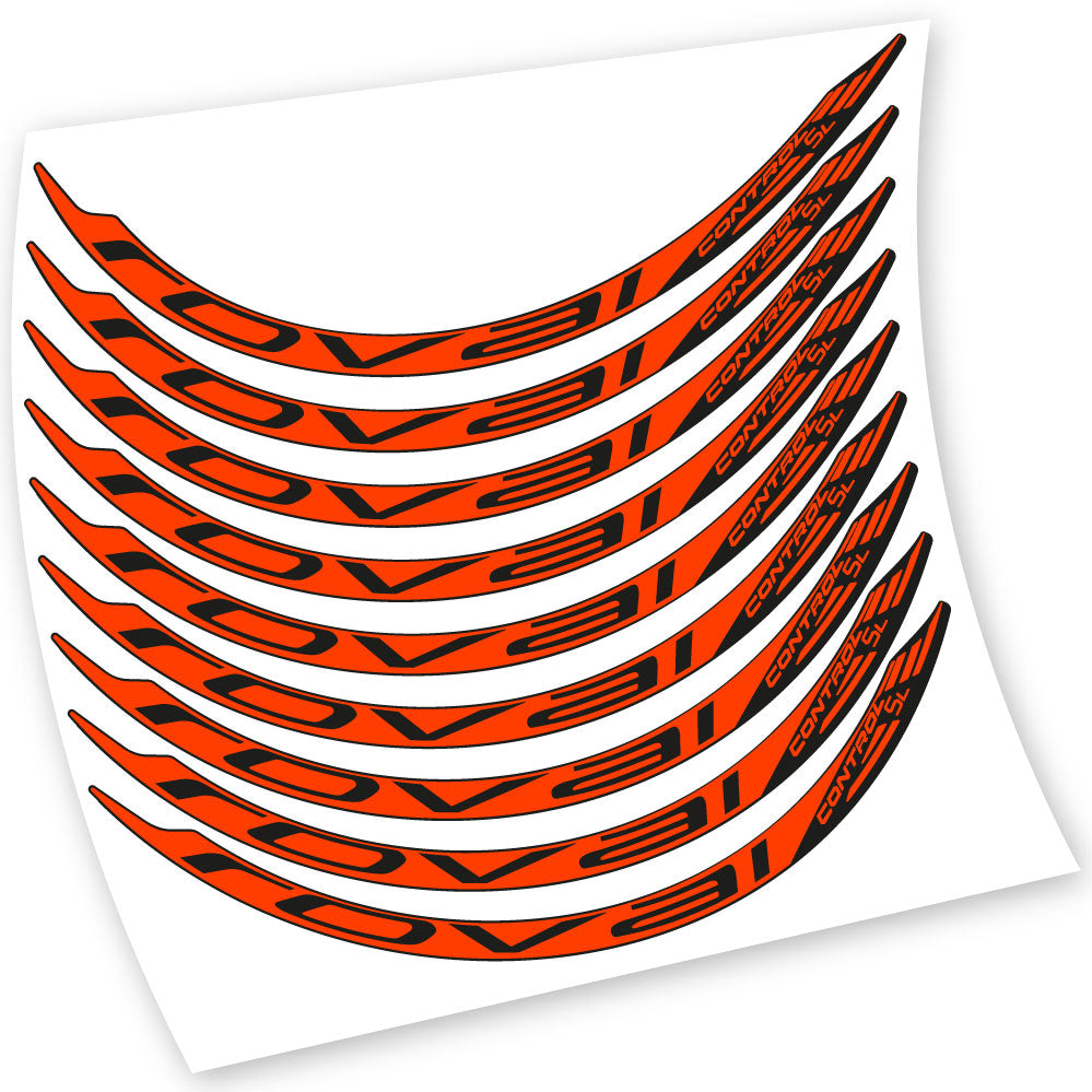 Stickers Roval Control SL 2017 compatibles Autocollants roues VTT