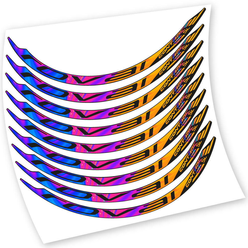 Stickers Roval Control SL 2017 compatibles Autocollants roues VTT