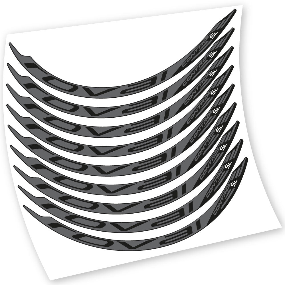 Stickers Roval Control SL 2017 compatibles Autocollants roues VTT