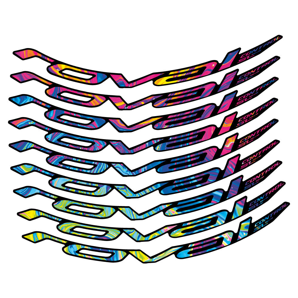 Autocollant Roval Control SL 2020,2021, 2022, Mountain Wheel, Autocollant Vinyle