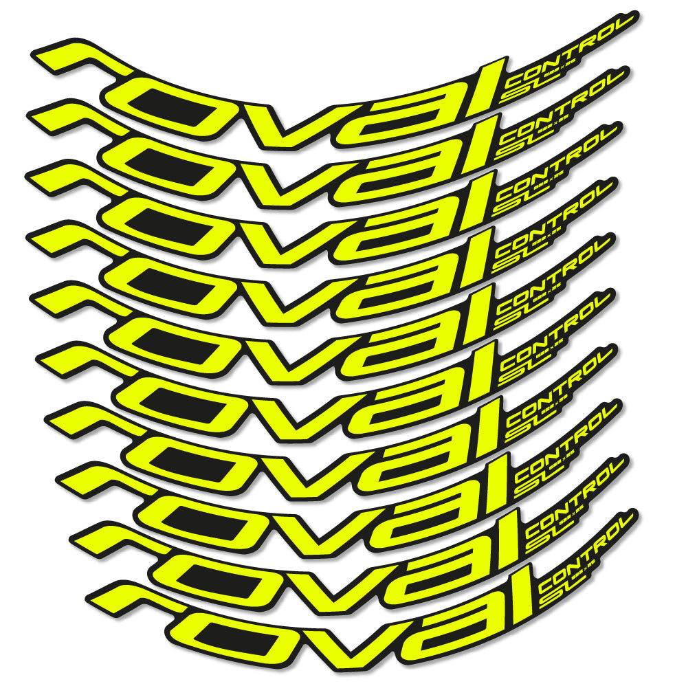 Stickers Roval Control SL 622x25 2017 compatibles - Autocollants roue vélo VTT
