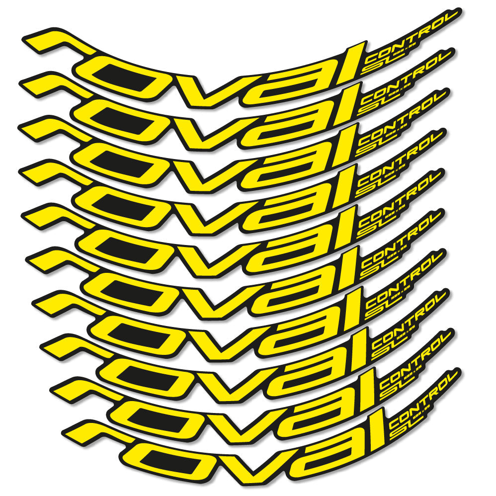 Stickers Roval Control SL 622x25 2017 compatibles - Autocollants roue vélo VTT