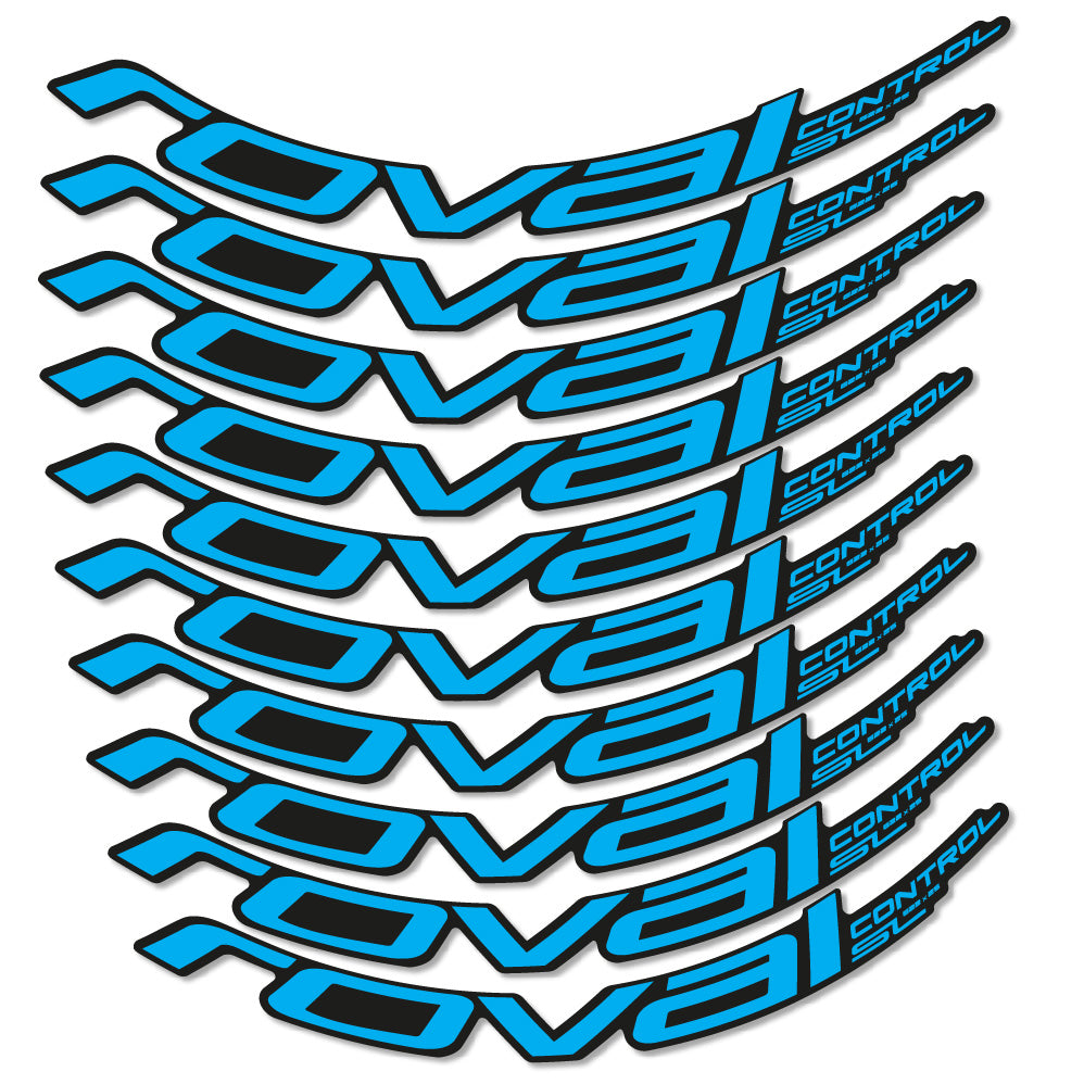 Stickers Roval Control SL 622x25 2017 compatibles - Autocollants roue vélo VTT