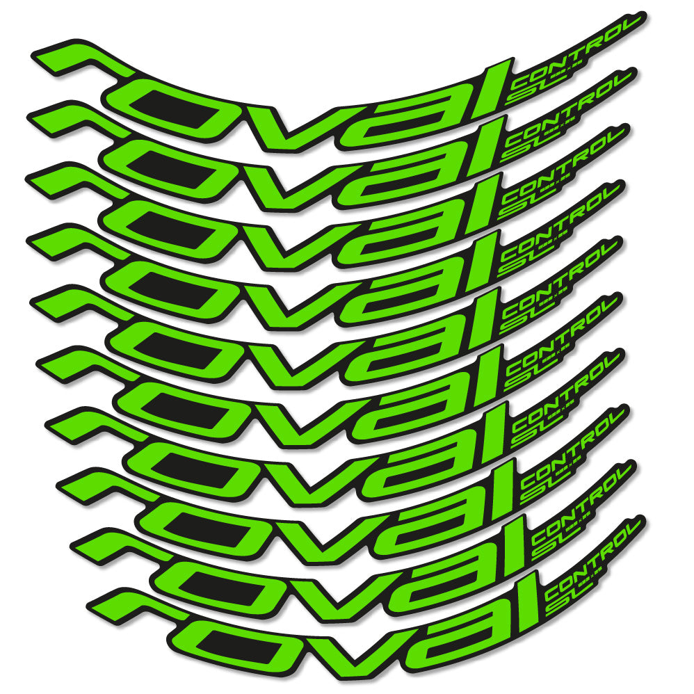 Stickers Roval Control SL 622x25 2017 compatibles - Autocollants roue vélo VTT